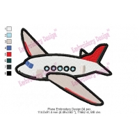 Plane Embroidery Design 04